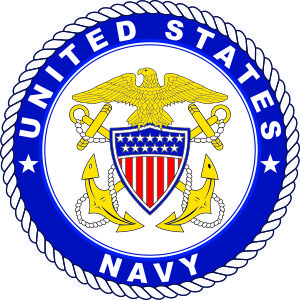 United States Navy Officer's Crest with USN